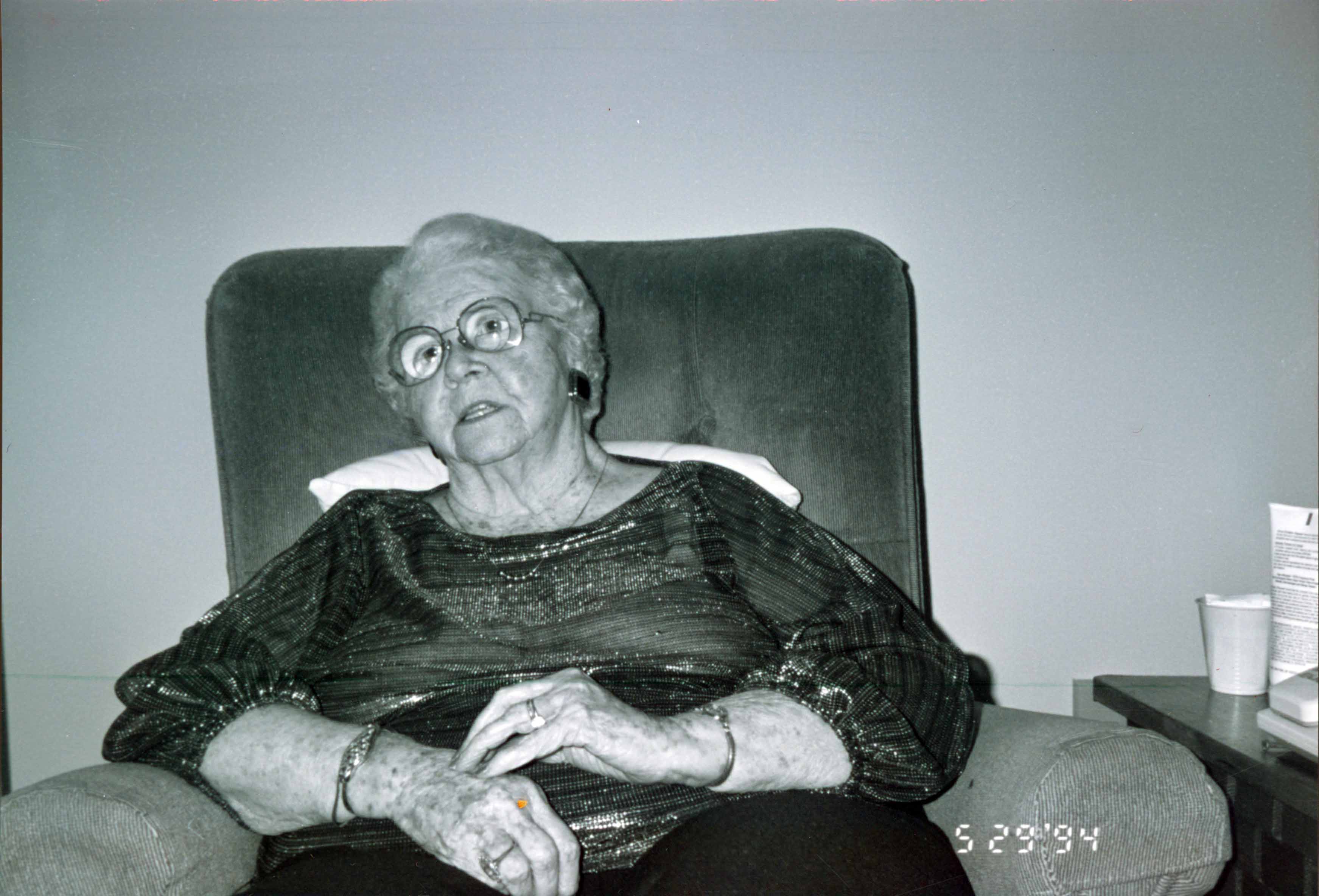 Audio Recording:  Adams, Bernice Phonnie. Oral history interview, May 15, 1994.